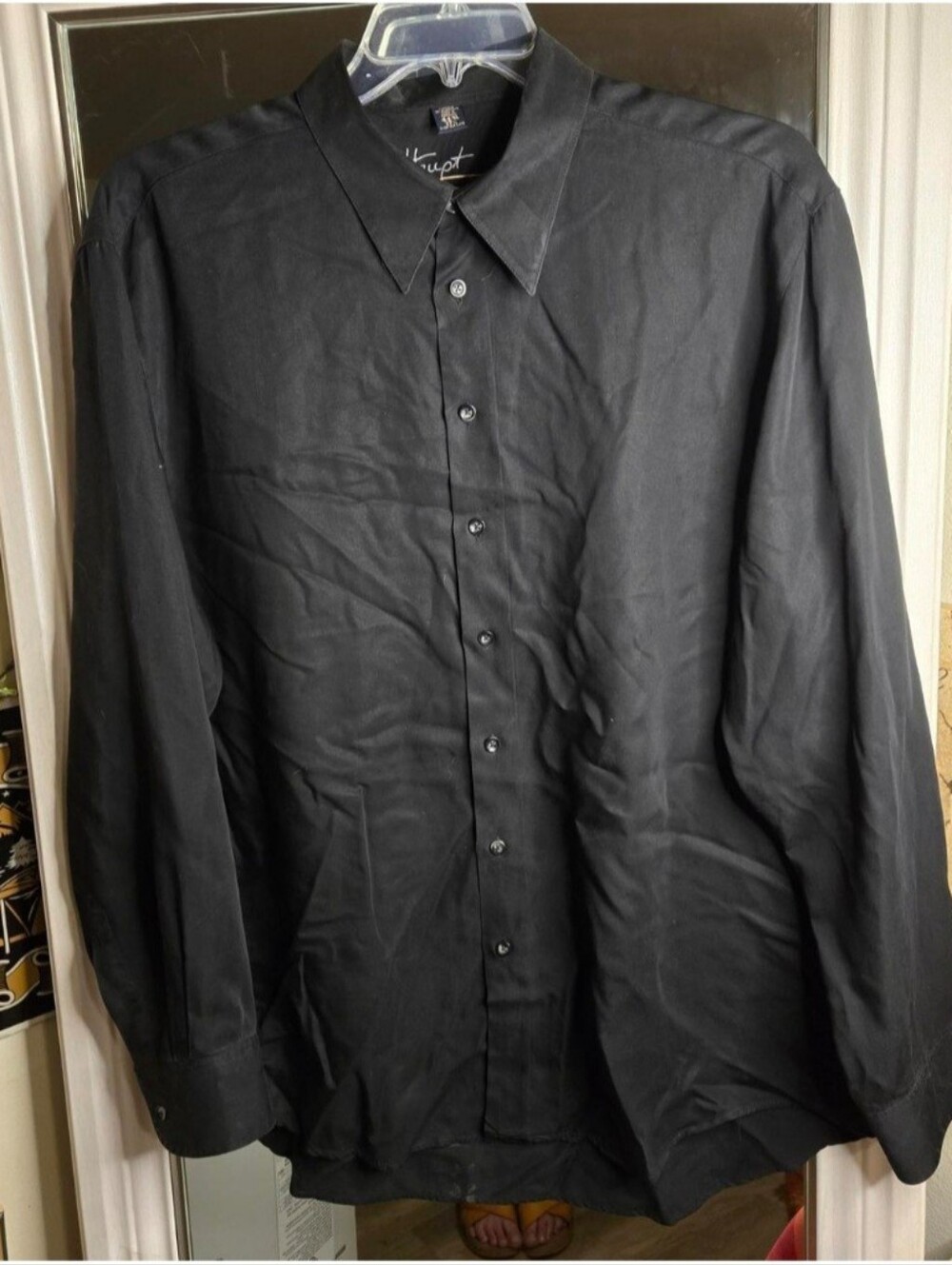 Haupt Casual Made in Germany Black Lyocell Button-Up Shirt XL